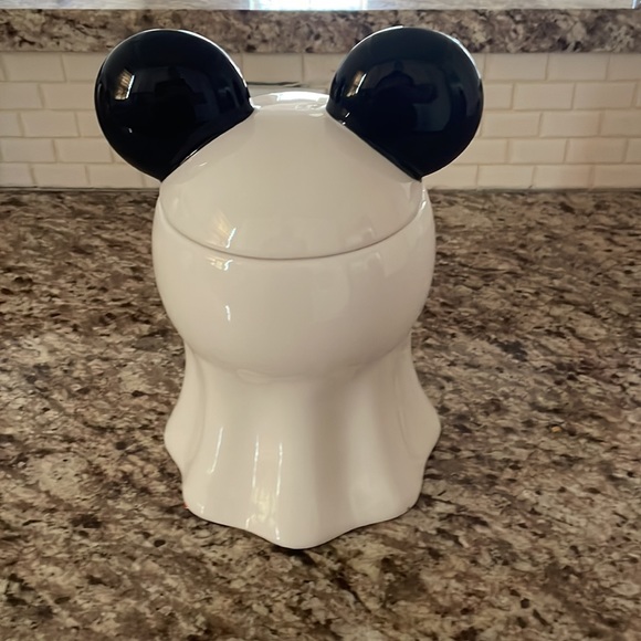 NWT Disney Mickey Mouse ghost cookie jar Halloween - Picture 2 of 3